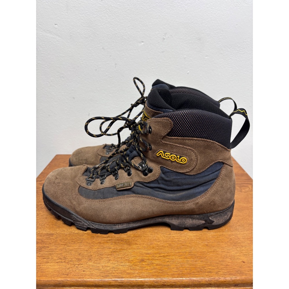 Asolo Pamir GTX Mens Hiking Boots Brown Suede Gore-Tex Waterproof Size 12 US 46 - Picture 4 of 9
